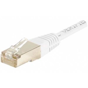 CÂBLE RÉSEAU  Cable RJ45 0.15m SFTP CAT6 blanc