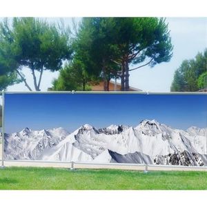 tenax airy filet decoratif brise vue et coupe vent pour balcons et clotures 1 x 5 m argente cdiscount jardin