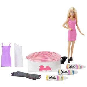 ACCESSOIRE POUPÉE Coffret Atelier Couleurs Barbie - DMC10 - Pour colorer les robes de Barbie