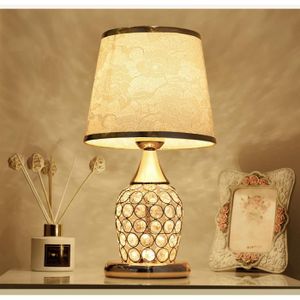 LAMPE A POSER Lampe de table en cristal de style européen, lampe