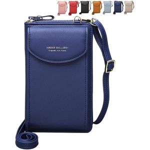 Pochette Téléphone Bandoulière Femme - Tissu Coton, 5 Poches, Bandoulière Réglable, Idéale Voyage Et Sport - 4