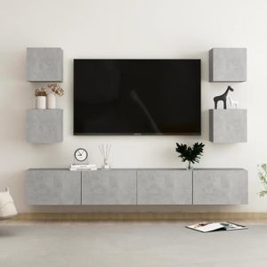 MEUBLE TV Ensemble de meubles TV - Contemporain - Table TV H
