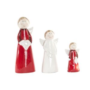 30 x 7 x 5 cm Gris Bois Small Foot 10539 Figurines d/écoratives Anges