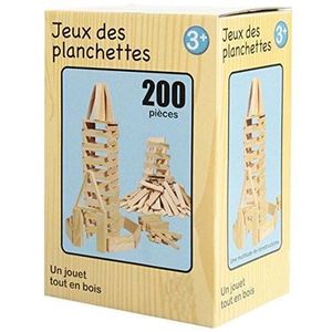 Coffret Kapla couleur jaune vert avec livre Kapla King Jouet