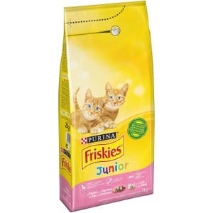 CROQUETTES FRISKIES Croquettes - Au Poulet, aux légumes et au lait - Pour chaton - 2 kg