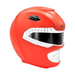 CHAPEAU - PERRUQUE Déguisement Power Ranger rouge pour homme - FUNIDE