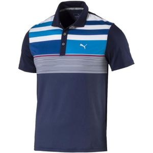 polo puma enfant bleu