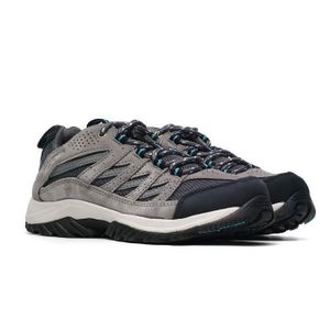 Chaussures De Randonnée Columbia Crestwood Imperméables Pour Femme - Taille 9.5 US, Gris Requin
