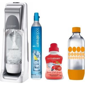 SODASTREAM Pack : Machine COOL Titan + concentré fruits rouges + bouteille Pet