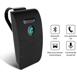 Blutooth Voiture Avantree CK11 Kit Mains Libres Bluetooth Voiture - Haut- Parleur 3W - Détection Mouvement - 22h Autonomie Kit Bluetooth Avantree CK11 Voiture Siri Google Assistant