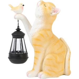 LAMPION Solaire Décor Animal Lampe Résine Creative Chat Co