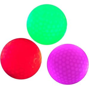 BALLE DE GOLF WINOMO 3pcs lneux nuit balles de golf LED allument