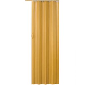 PORTE COULISSANTE TECTAKE Porte Coulissante Pliante pour Intérieur en PVC 80 cm X 203 cm Bois Erable