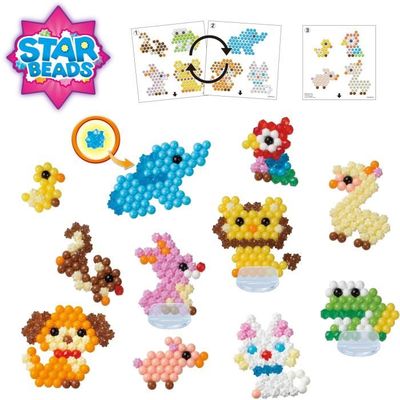 Aquabeads Recharge Animaux Marins - 600 Perles à Eau, Loisir Créatif Enfant 4+