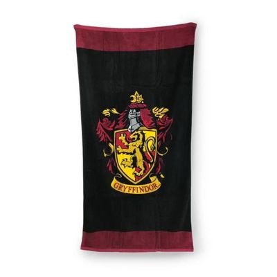 Groovy Harry Potter Gryffondor Serviette De Bain/Plage En Coton Noir 75