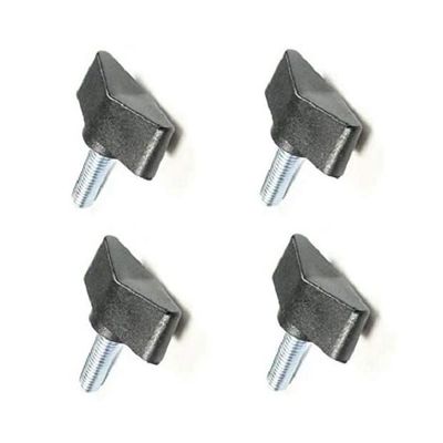 304 vis boulon aile papillon couleur argenté M4 x 10mm 5pcs | Walmart