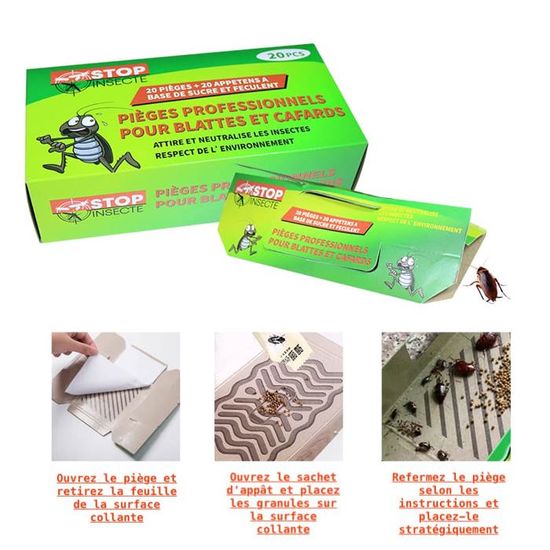 Anti Cafards Maison Pièges à Cafards Cutiolly - Lot De 5, Colle Forte, Non Toxique, Pour Cuisine, Salle De Bain, Maison Piège Cafard Efficace Anti Cafards Maison Pièges à Cafards Cutiolly - Lot De 5, Colle Forte, Non Toxique, Pour Cuisine, Salle De Bain, Maison Piège Cafard Efficace