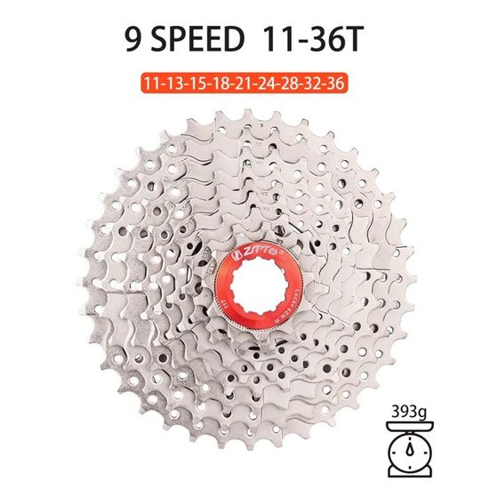 Cassette Vélo 6 Vitesses 14-28 Dents - Pour Un Pédalage Fluide Et Des Montées Plus Faciles ! - 12