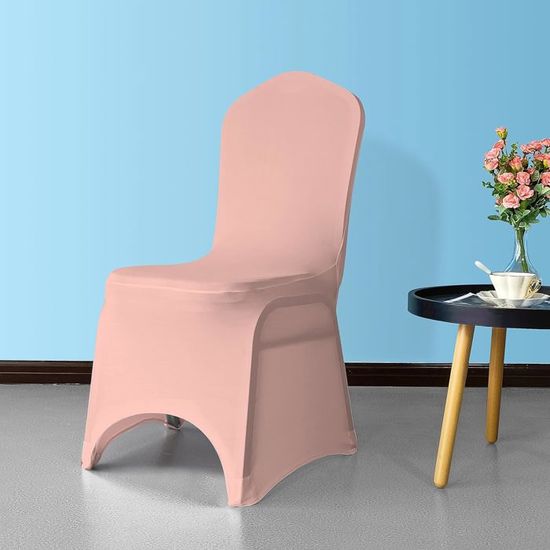 Housses De Chaise Extensibles 30 Pièces Blanc | Polyester-élasthanne, Pour Mariage, Banquet, Salle à Manger - 10