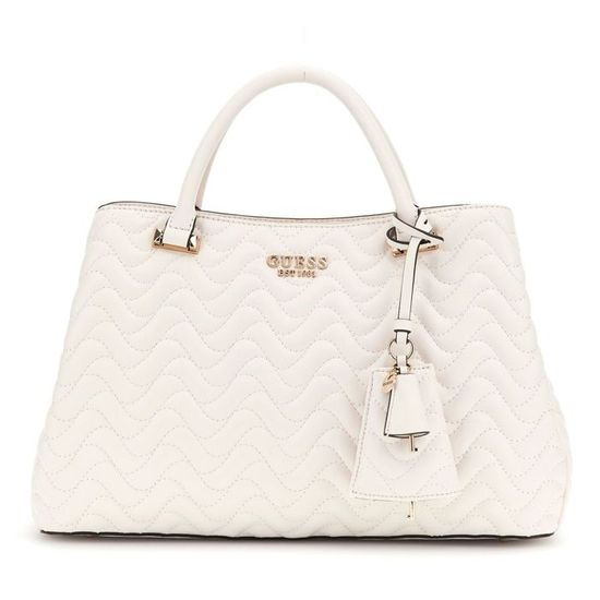 Sac à épaule GUESS Centre Stage Abey Status - Couleur Shell Ivoire - Neuf Avec étiquettes
