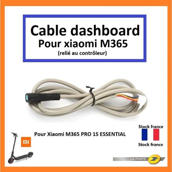 Cable dashboard xiaomi M365 PRO 1S ESSENTIAL trottinette électrique - Relié au Contrôleur- câble tableau de bord