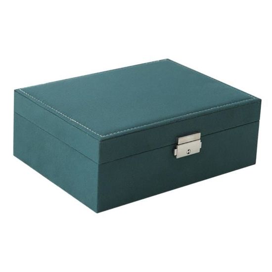 Boîte à Bijoux En Bois Verrouillable à Double Couche, Clous D Boite De Rangement De Boucles Doreilles Boite A Bijoux Boite A Bijoux A Main Boite Cadeau 82605466