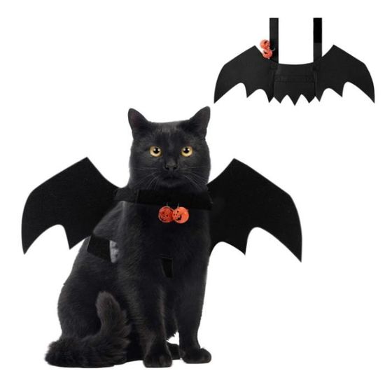 Costume Halloween Chien Avec Ailes Chauve-Souris LED – Déguisement Mignon Et Lumineux Pour Votre Animal