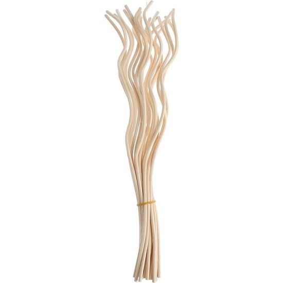 Lot De 20 Bâtonnets En Rotin Pour Diffuseur D'huiles Essentielles - 6 Formes Créatives - Pour Maison, Bureau, Spa