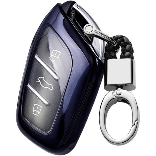 Coque De Clé Voiture Toyota En TPU - Compatible Camry, RAV4, Yaris, Corolla, Prius Et Autres - 3 Boutons - Rouge