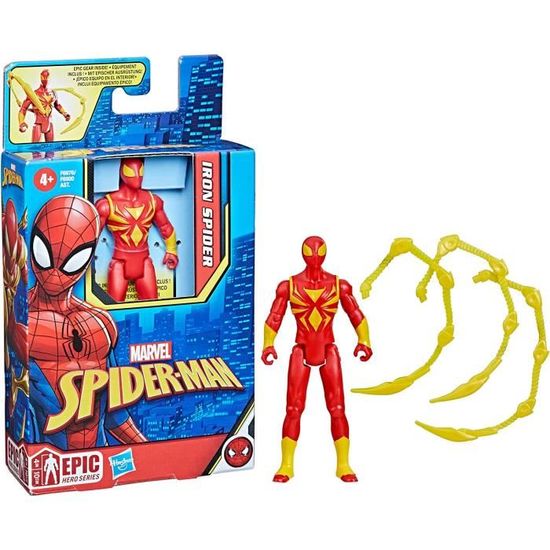 Figurine articulee Iron Spiderman HASBRO Epic Hero Series Jouet pour enfant de 4 ans et plus Cdiscount Jeux Jouets