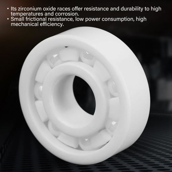 6000 Roulement à Billes En ZrO2 Céramique à Gorge Profonde De Haute Précision Roulement à Billes ZrO2 Céramique 10x26x8mm