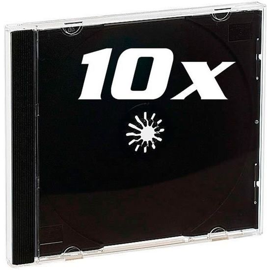10 Boîtiers range-CD doubles - transparents, Boîtiers / Jaquettes