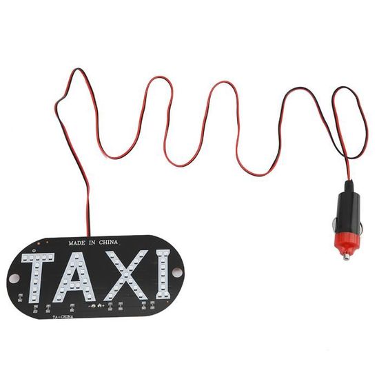 Lampada Da TAXI LED 12V Con Ventosa – Segnale Luminoso Rosso/Verde Per Parabrezza Auto - 6