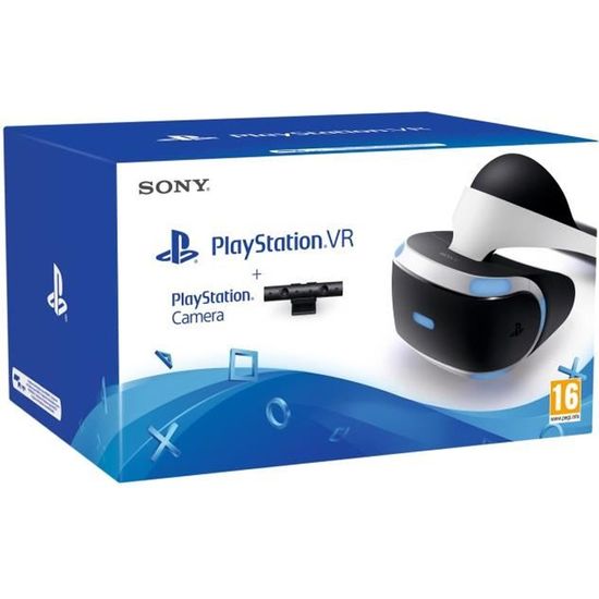 Sony PlayStation VR Casque de réalité virtuelle 5.7" portable 960 x 1080 HDMI avec Sony PlayStation Camera V2