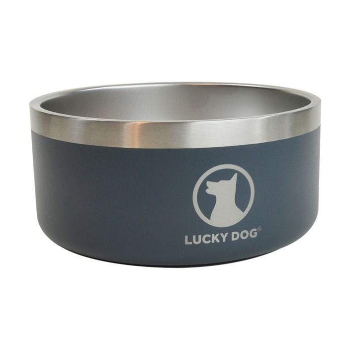 Gamelle Chien Design Thermos Antidérapante garantie à vie - Acier Inoxydable - Lavable au Lave-Vaisselle - Capacité de 1.9 litres...