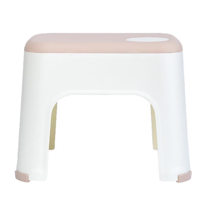Petit Banc Tabouret En Plastique De Ménage Tabouret De Salle De Bain Tabouret D'enfants L Rose