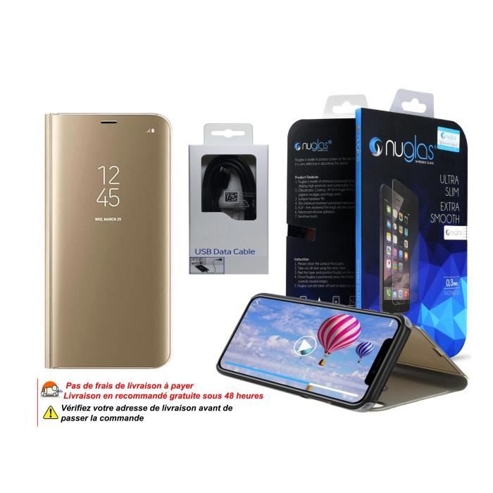 Samsung Galaxy S10 Pack d'accessoires- Or