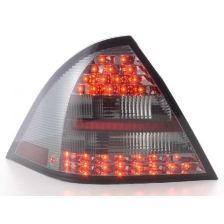 Paire de feux arriere Mercedes Classe C Berline W203 de 2001 a 2004 LED Noir D-FKRLXLDB12035