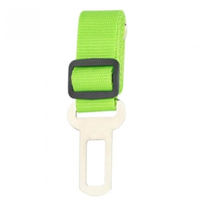 vert Véhicule de voiture pour animaux de compagnie chien ceinture de sécurité chiot voiture ceinture de sécurité harnais clip de p