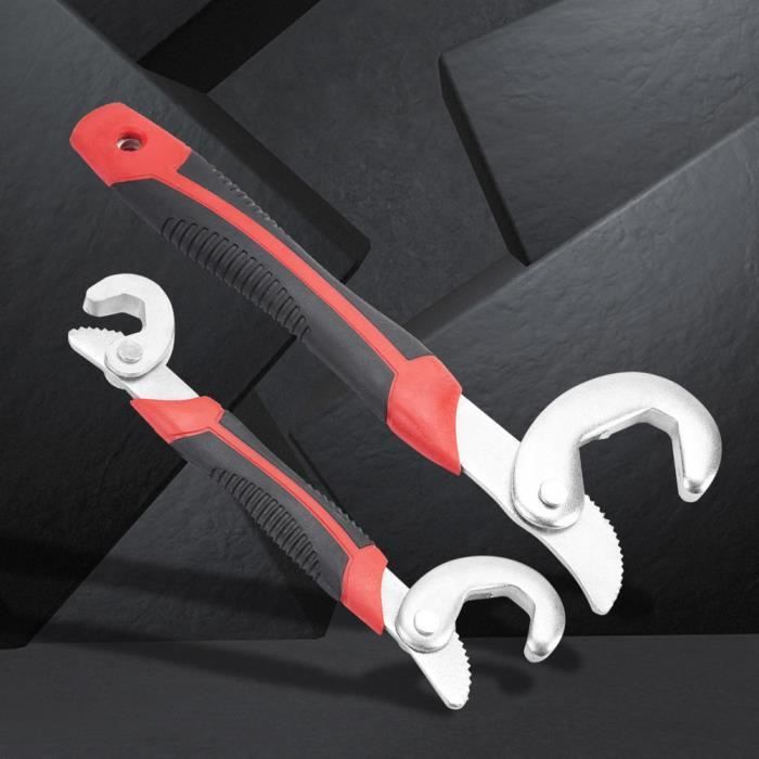 Clé multifonction, clé à double tête pratique durable, clé à molette universelle, pour dispositif de mécanicien d'accessoires
