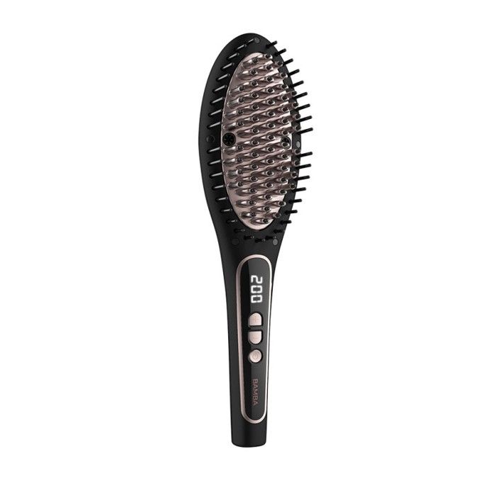Cecotec Brosse Lissante Bamba InstantCare 900 PerfectBrush. Température Reglable 140-220ºC, Revêtement en Kératine et Huile D'Argani