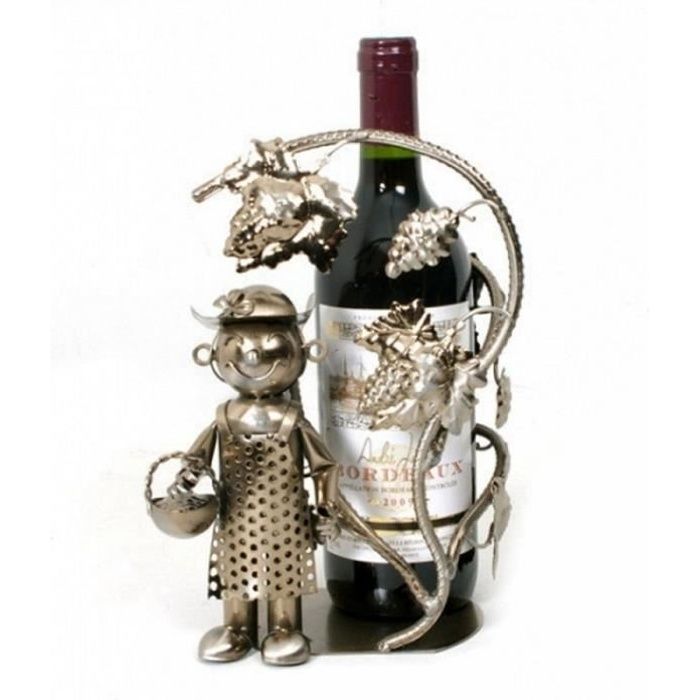 Porte bouteille métal Vigneron