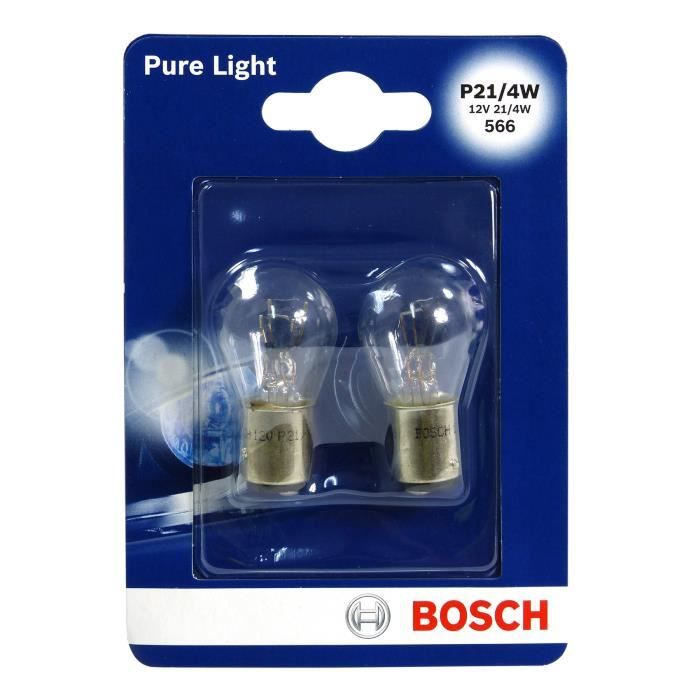 BOSCH Ampoule Pure Light 2 P21/4W 12V 21/4W
