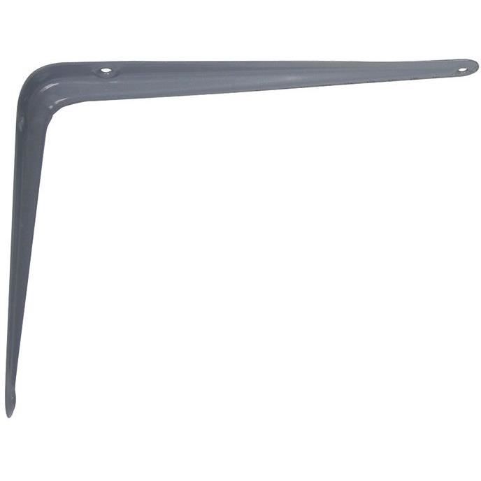 AFBAT Console emboutie - 150x200 mm - Acier gris