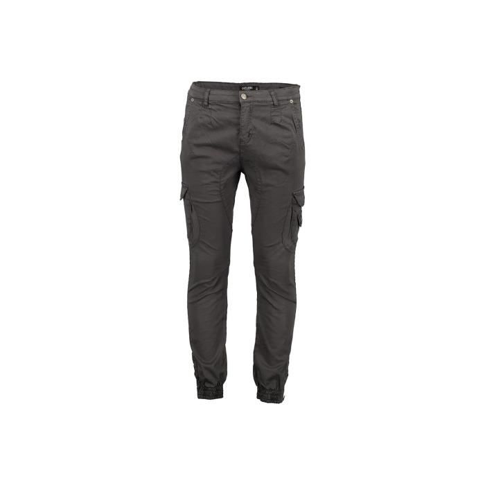 DEELUXE Pantalon cargo à poches GARDEN Charcoal