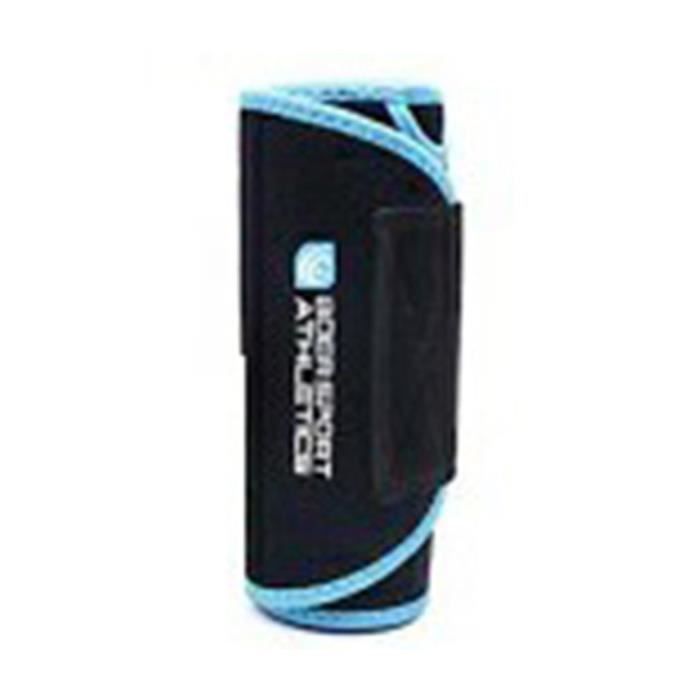 Femmes rentrer le ventre Une ceinture de soutien dorsale de bonne qualité Sports Fitness Flexion sur jambes Bleu taille M