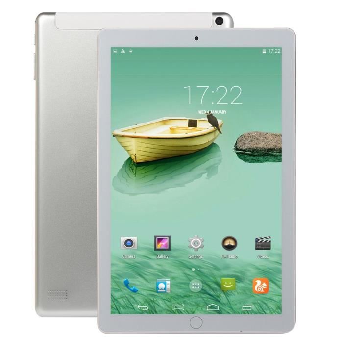 10.1 pouces tablette PC 1G + 16G Android 8.1 suuport double carte argent