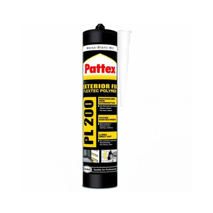 Colle Mastic PL200 - 450 g - blanc