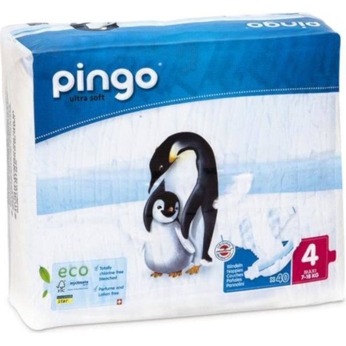 PINGO MAXI TAILLE4 – 7-18KG – 40 COUCHES