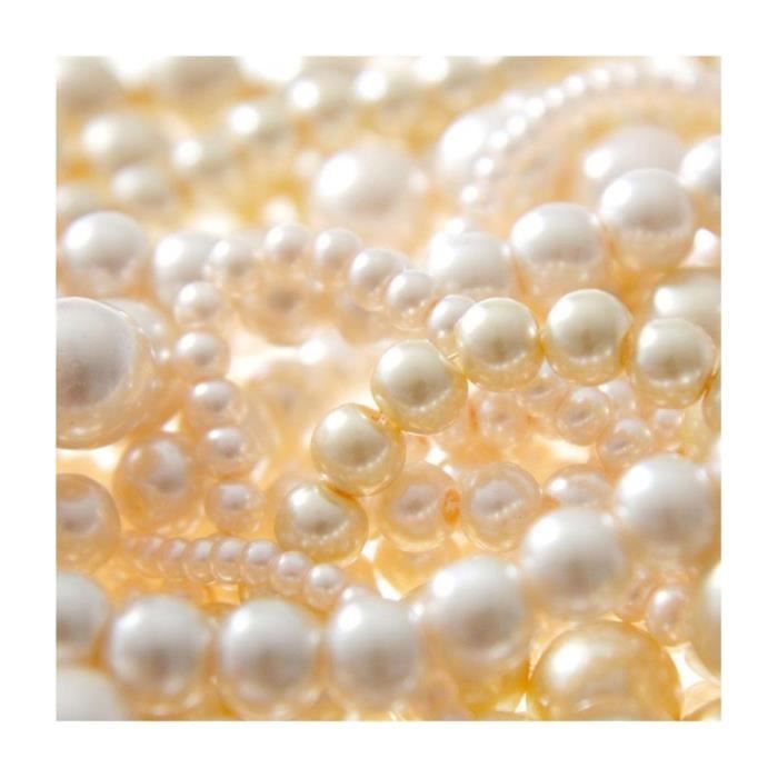 Perles nacrées 6 mm en verre de bohême couleurs pastel lot de 50 Saumon